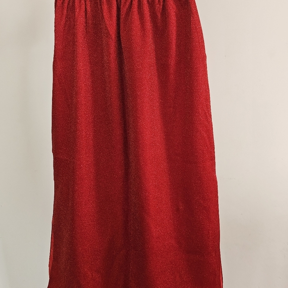 Men's Traditional Chinese Bridal Red Wedding Qipao Dress, 2 piece top amd skirt - Picture 5 of 5